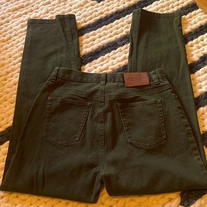 Vintage Ralph Lauren Hunter Green High Rise Jeans EUC